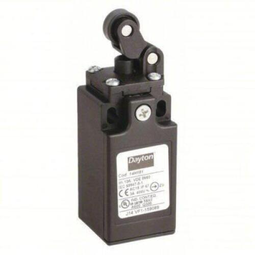 DESCRIPTION: (10) LIMIT SWITCH ROLLER ARM PLUNGER BRAND/MODEL: DAYTON #14H181 INFORMATION: NON-METALLIC RETAIL$: $58.71 EA QTY: 10