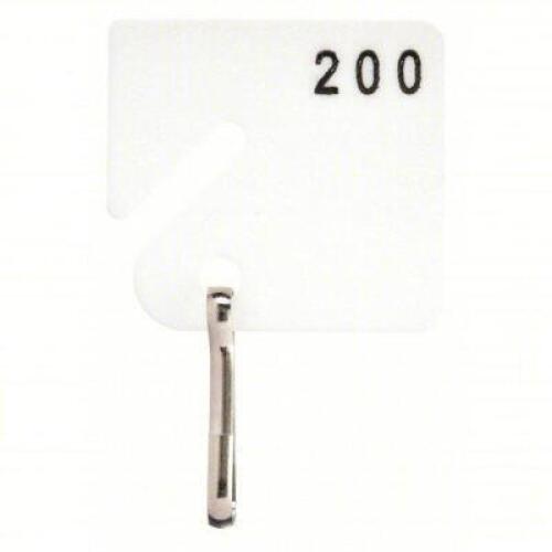 DESCRIPTION: (4) BAGS OF (80) KEY TAGS BRAND/MODEL: PRODUCT NUMBER #33J878 INFORMATION: WHITE, RECTANGLE SIZE: 1 5/8 IN HT, 1 1/2 IN WD RETAIL$: $11.3