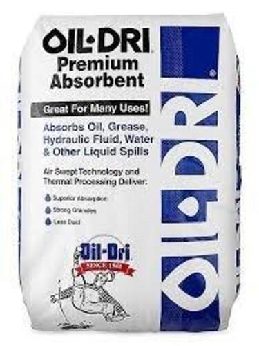 DESCRIPTION: (2) BAGS OF OIL ABSORBENT BRAND/MODEL: OIL DRI INFORMATION: SEE INSPECTION SIZE: 50 LB BAGS RETAIL$: $57.00 EA QTY: 2