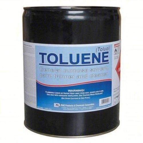 DESCRIPTION: (1) PAINT THINNER BRAND/MODEL: RAE TOLUENE #3EHJ6 SIZE: 5 GALLON RETAIL$: $290.37 EA QTY: 1