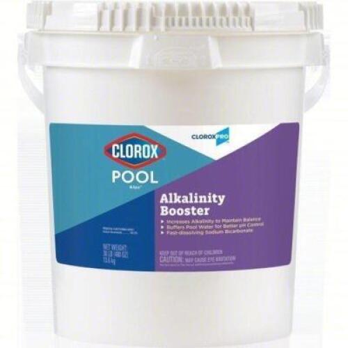 DESCRIPTION: (1) ALKALINITY BOOSTER BRAND/MODEL: CLOROX PRO #819P82 SIZE: 30 LB RETAIL$: $74.88 EA1 QTY: 1