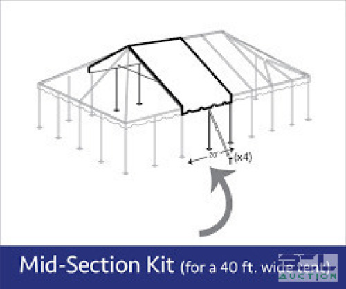 40X20 POLE TENT MID #421