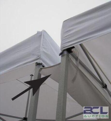 (2) - 20 FT. RAIN GUTTERS W/LEADER