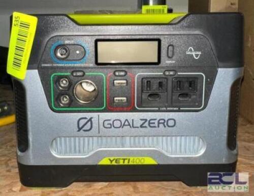 GOAL ZERO YETI 400 PORTABLE POWER STATION