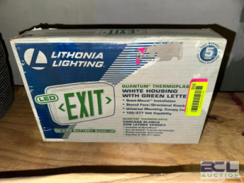 GREEN EXIT SIGN