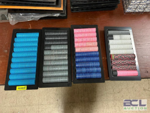 ASSORTED COLORED POKER CHIPS W/ TRAYS