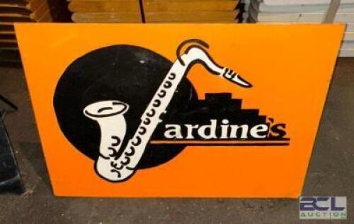 JAZZ WOODEN SIGN