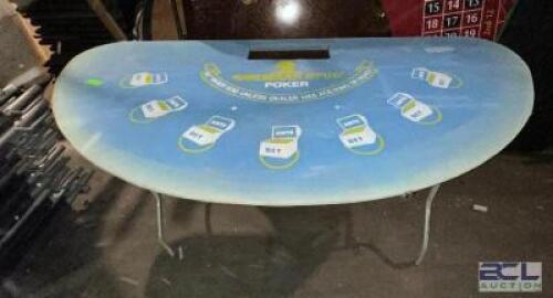 FOLDABLE POKER TABLE