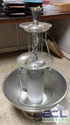 STAINLESS STEEL FONDUE FOUNTAIN
