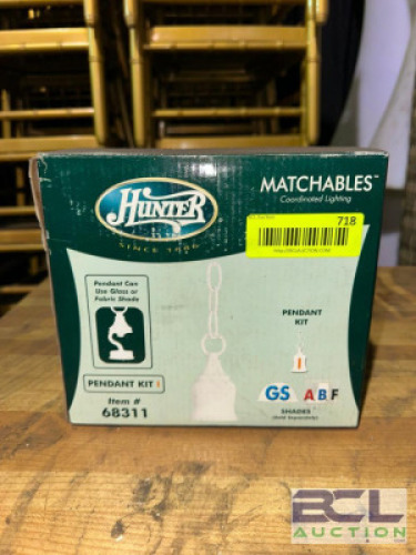 WHITE PENDANT LIGHT KIT