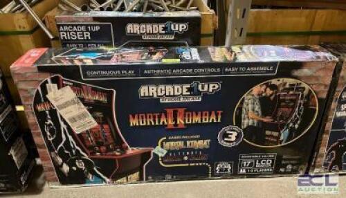 AT HOME ARCADE UNIT WITH ADDITIONAL RISER