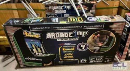 AT HOME ARCADE UNIT WITH ADDITIONAL RISER
