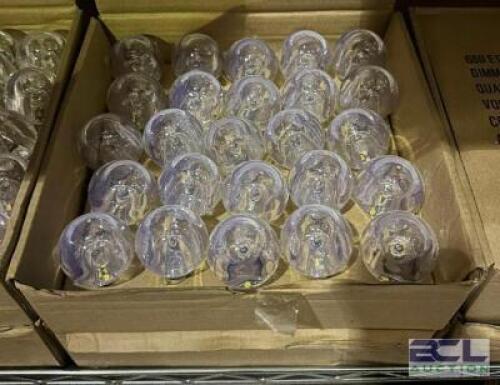 (2) 25CT BOXES OF G50 E17 SMOOTH SMD LED REPLACEMENT BULBS