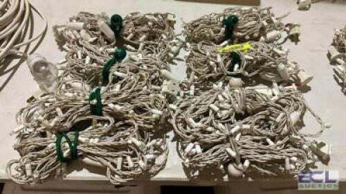 (8) BUNDLES OF LED STRING LIGHTS