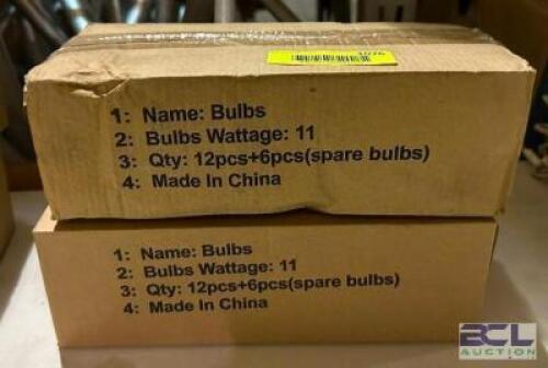 (2) BOXES OF 11W REPLACEMENT BULBS
