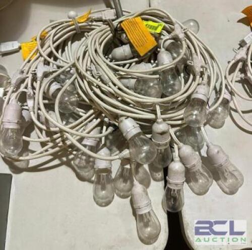 (2) LED STRING BISTRO LIGHTS