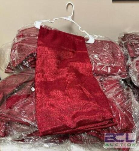 BANJO BURGUNDY DRAPERY FOR PIPE & DRAPE