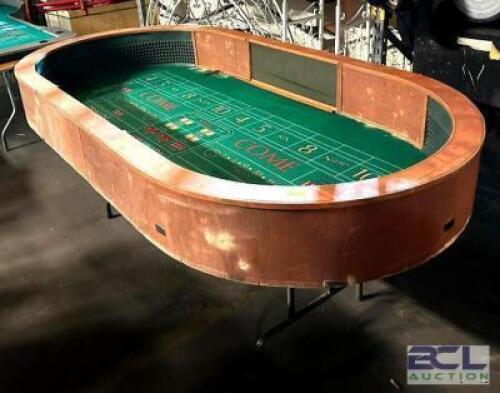 REAL CASINO CRAPS TABLE