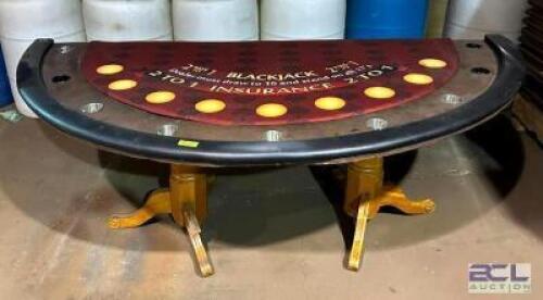 REAL CASINO BLACKJACK TABLE