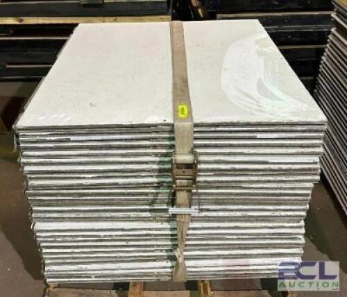 APPROX. 27 PIECES OF WHITE INTERLOCKING DANCE FLOOR
