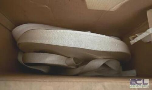 BOX OF LARGE WIDTH STRAPPING