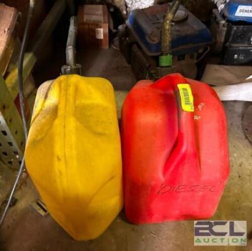 (2) GAS CANS