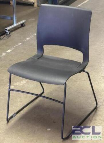 (20) - DINNING CHAIRS WITH ROLLING CART