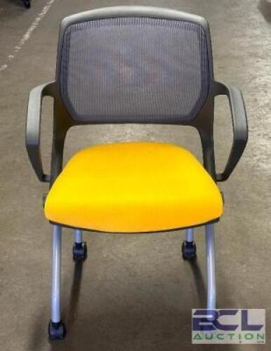 (2) - HIGH QUALITY ROLLING OFFICE CHAIRS