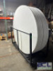 (7) - 6 FT. ROUND NESTING TABLES WITH ROLLING CART - 9