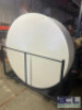 (7) - 6 FT. ROUND NESTING TABLES WITH ROLLING CART - 11