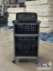 ROLLING PODIUM AND MEDIA CART