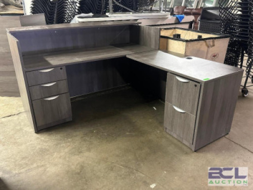 L SHAPED RECEPTIONIST DESK
