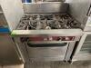 SOUTHBEND SIX BURNER RANGE W/ LOWER OVEN - 2