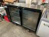 AVANTCO 60" TWO DOOR GLASS DOOR BACK BAR COOLER. - 2