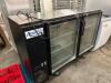 AVANTCO 60" TWO DOOR GLASS DOOR BACK BAR COOLER. - 3