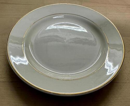 (20) HOMER LAUGHLIN 7" CHINA PLATE W/ GOLD TRIM