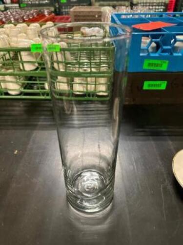 (16) 10" TALL GLASS VOTIVES