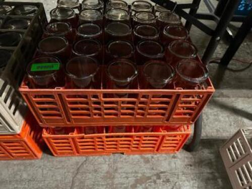 (48) ASSORTED GLASS VOTIVE