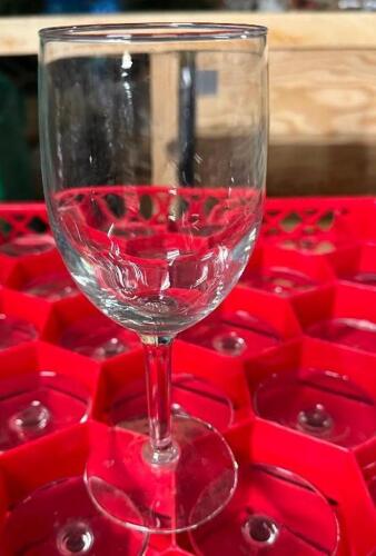(60) WINE GLASSES