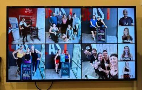 42" WALL MOUNTED FLAT SCREEN TV