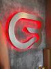 CYCLEBAR WALL MOUNTED SIGN WITH RED LIGHT - 2