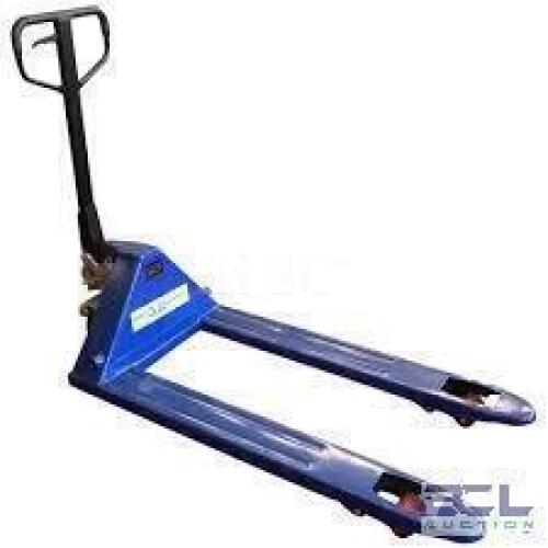 DESCRIPTION: (1) MANUAL FORKLIFT, PALLET JACK BRAND/MODEL: PRO-SOURCE INFORMATION: 5500 LB CAPACITY RETAIL$: $430.94 EA QTY: 1