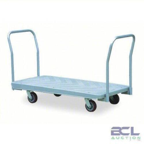 DESCRIPTION: (1) GENERAL PURPOSE PLATFORM TRUCK BRAND/MODEL: DAYTON #2TUL3 INFORMATION: PLASTIC-DECK, 880 LB CAPACITY SIZE: 60" X 30" X 11" RETAIL$: $