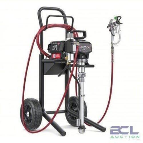 DESCRIPTION: (1) PAINT SPRAYER BRAND/MODEL: TITAN #814K86 INFORMATION: AIRLESS, CART. ELECTRIC, ENAMELS / STAINES SIZE: 35" HEIGHT RETAIL$: $2083.45 E