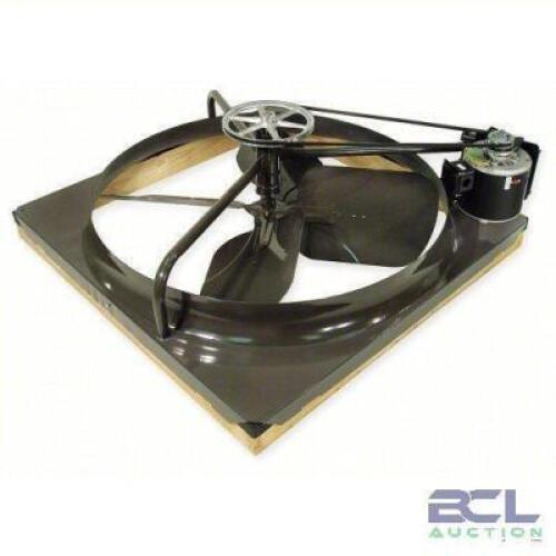 DESCRIPTION: (1) WHOLE HOUSE FAN BRAND/MODEL: DAYTON #1LXN8 INFORMATION: CEILING MOUNT, 10600 CFM MAX, BELT DRIVE SIZE: 36" RETAIL$: $848.71 EA QTY: 1