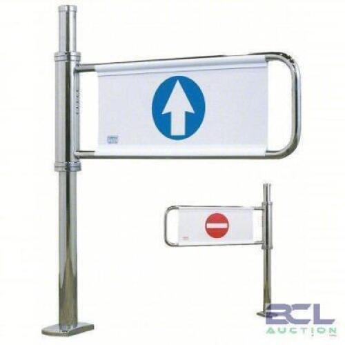 DESCRIPTION: (1) MECHANICAL GATE BRAND/MODEL: TURNSTILE #2VAU1 INFORMATION: MECHANICAL, RIGHT HANDED SIZE: 38-1/2" H RETAIL$: $1759.01 EA QTY: 1