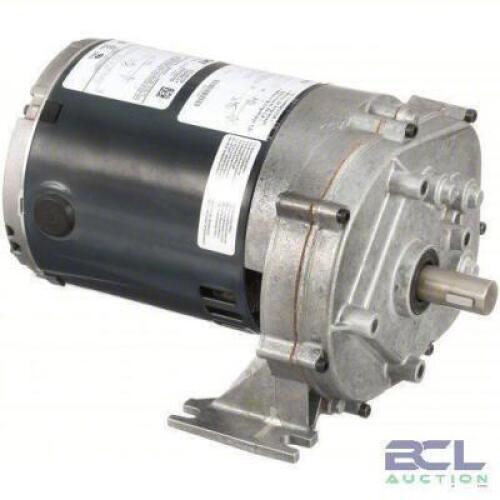 DESCRIPTION: (1) INDUSTRIAL GEAR MOTOR BRAND/MODEL: DAYTON #1LPP6 INFORMATION: 12 RPM NAMEPLATE RPM, 600 IN-LB MAX. TORQUE, SINGLE, CW/CCW, ALL ANGLE