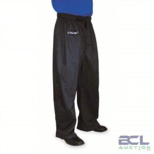 DESCRIPTION: (4) PAIRS OF OVERPANTS, ARC FLASH BRAND/MODEL: SALISBURY #3NER1 INFORMATION: BLUE SIZE: SMALL, 11 RETAIL$: $225.17 EA QTY: 4