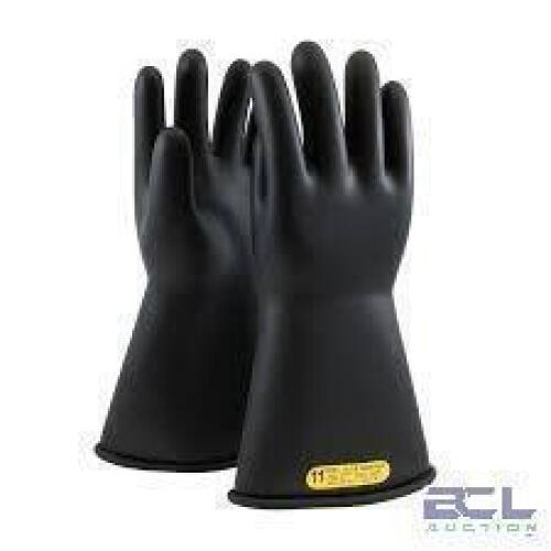 DESCRIPTION: (1) PAIR OF RUBBER INSULATING GLOVES BRAND/MODEL: NOVAX #150-2-14/10 INFORMATION: BLACK, STRAIGHT SIZE: SIZE 10 RETAIL$: $441.82 EA QTY: