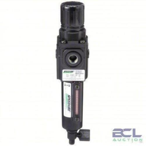 DESCRIPTION: (2) FILTER REGULATOR BRAND/MODEL: SPEEDAIRE #4ZK82 INFORMATION: 1/4 IN NPT, 80 CFM, 40 MICRON, 5 PSI TO 150 PSI, 250 PSI MAX OP PRESSURE
